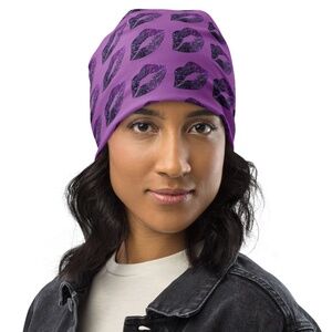 Printed Cotton Beanie- One of a Kind